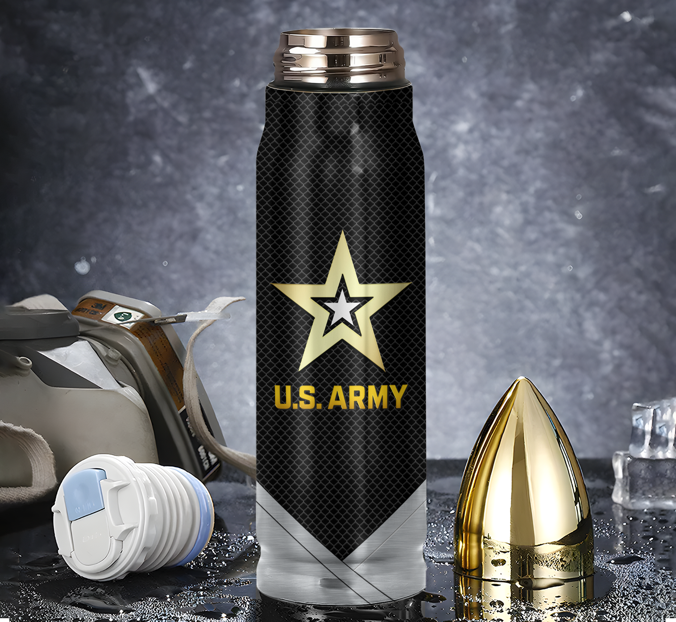 Army 250th Anniversary Bullet Tumbler