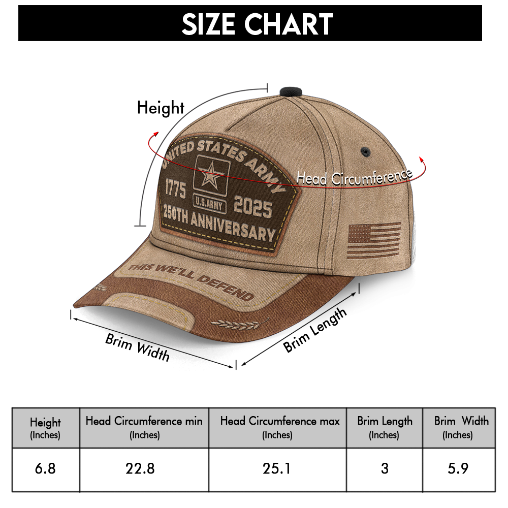 Army 250th Anniversary Classic Cap