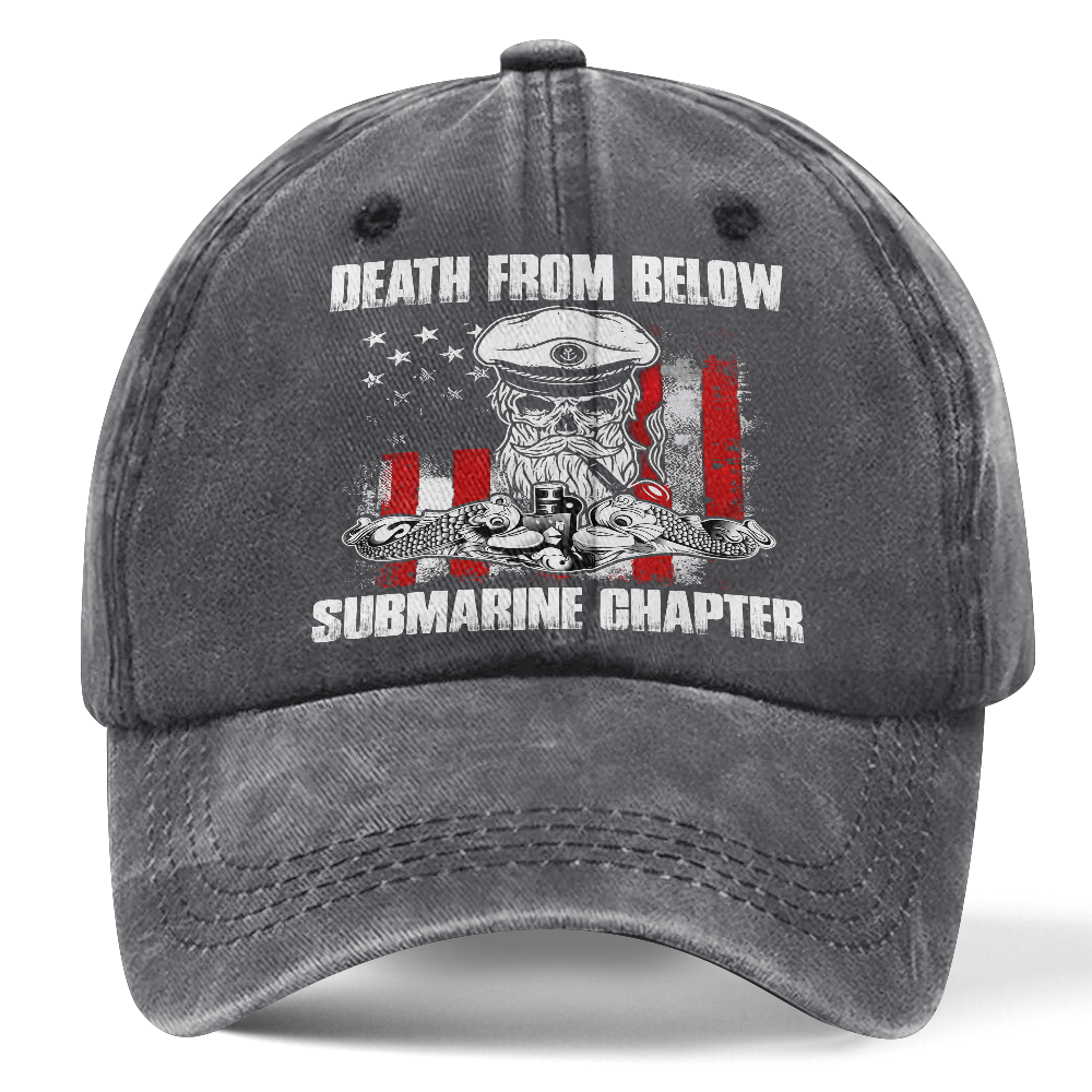 Navy Submarine Death From Below Washed Cap