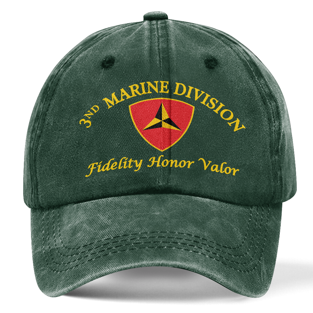 Personalizable Fidelity Honor Valor Washed Cap
