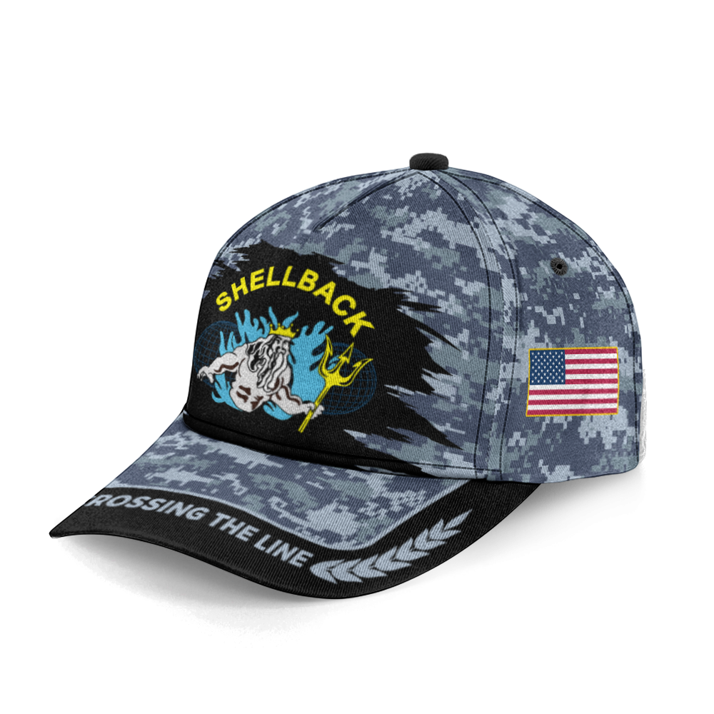Shellback Crossing The Line Classic Cap