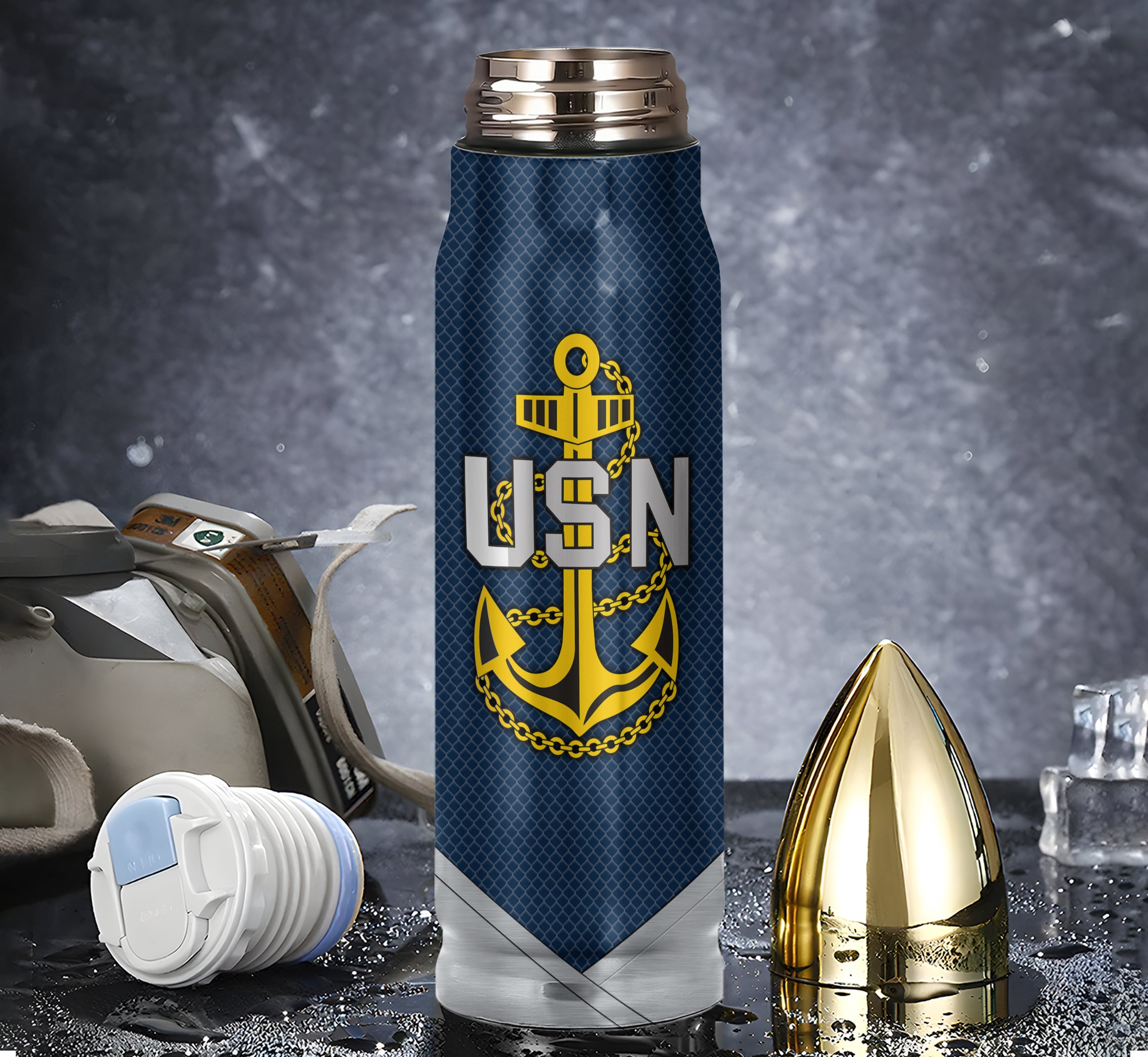 Honor Of Serving In The Navy Bullet Tumbler