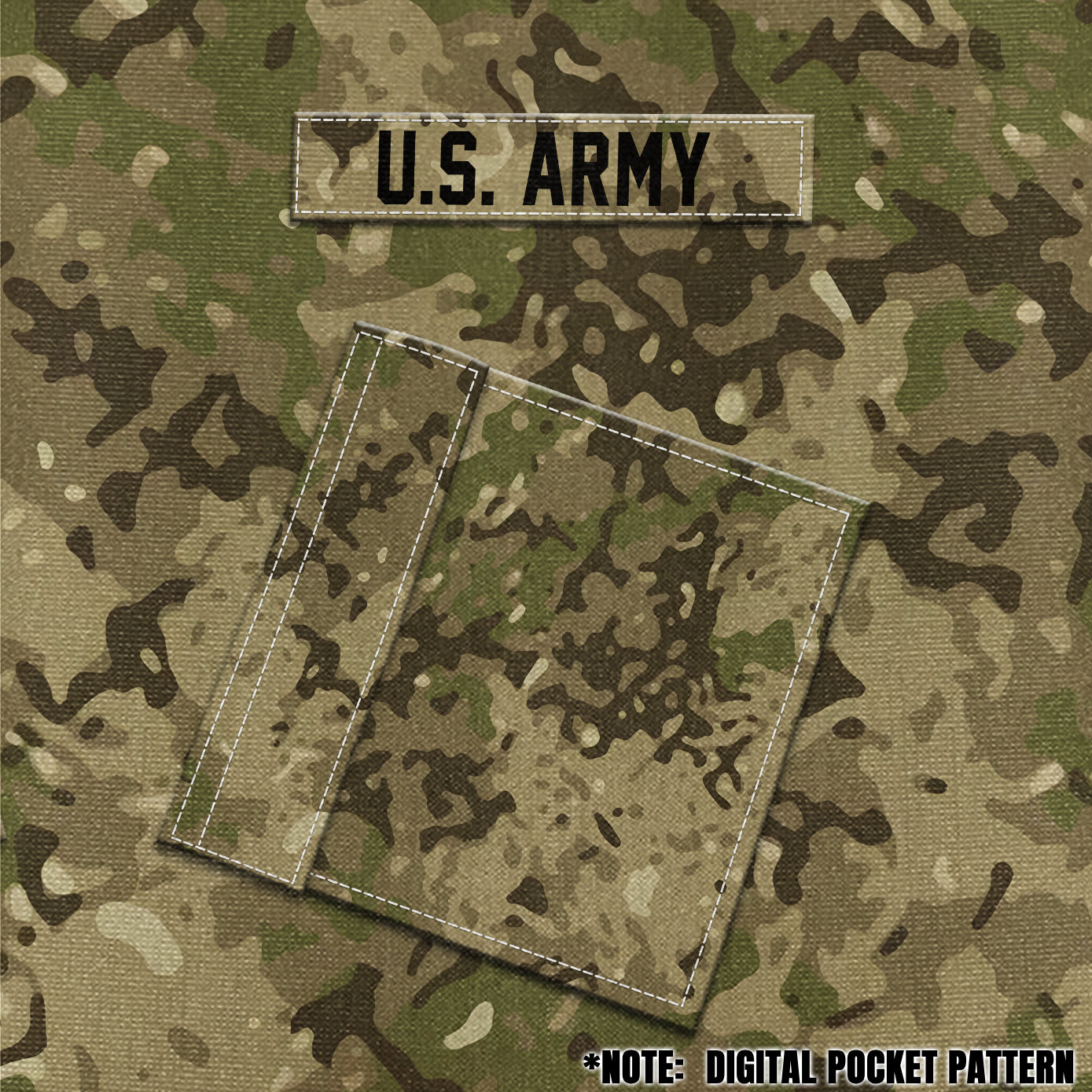 82nd Airborne Camouflage Cuban Shirt & Cargo Shorts Combo