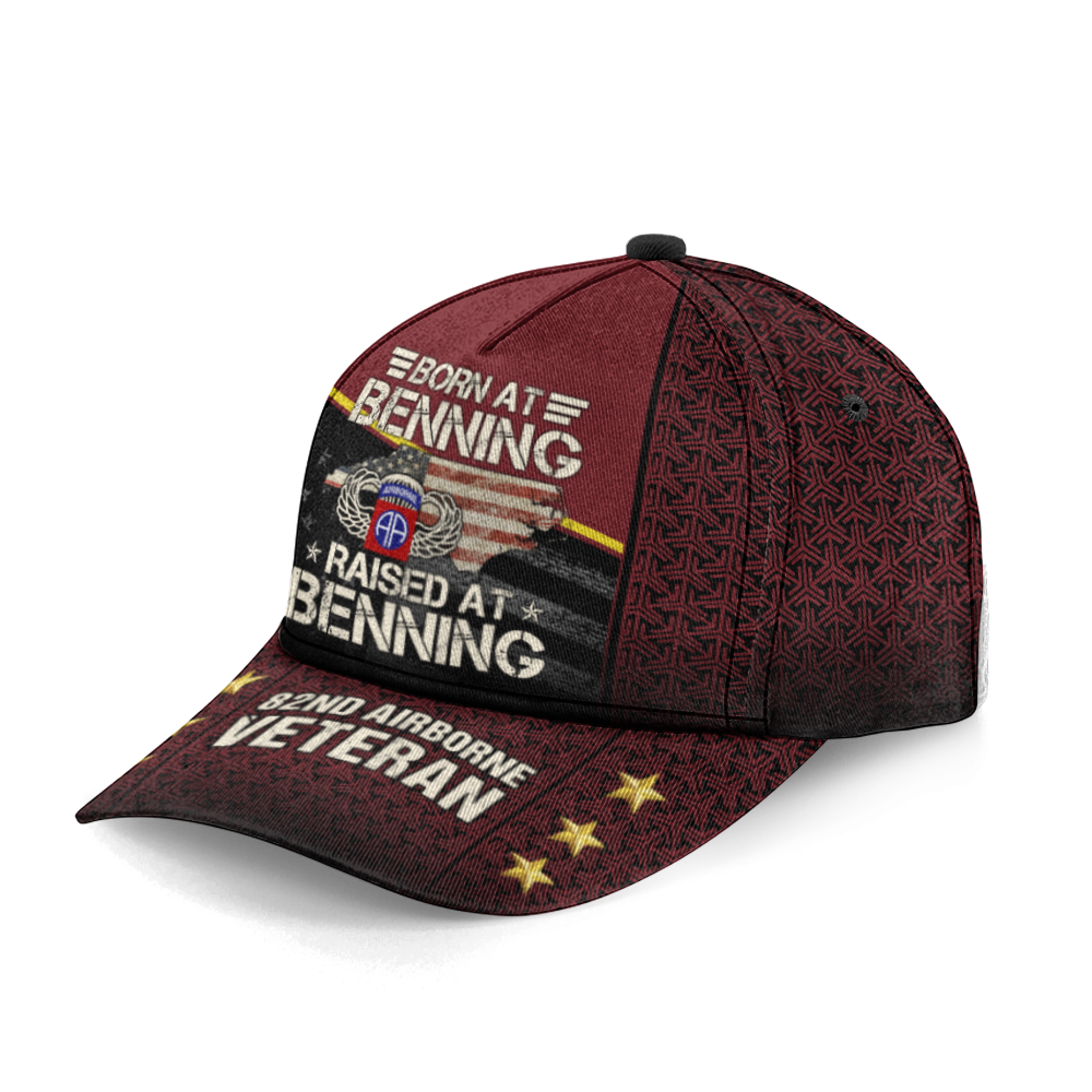 Airborne Born At Benning Raised At Benning Hat Cap