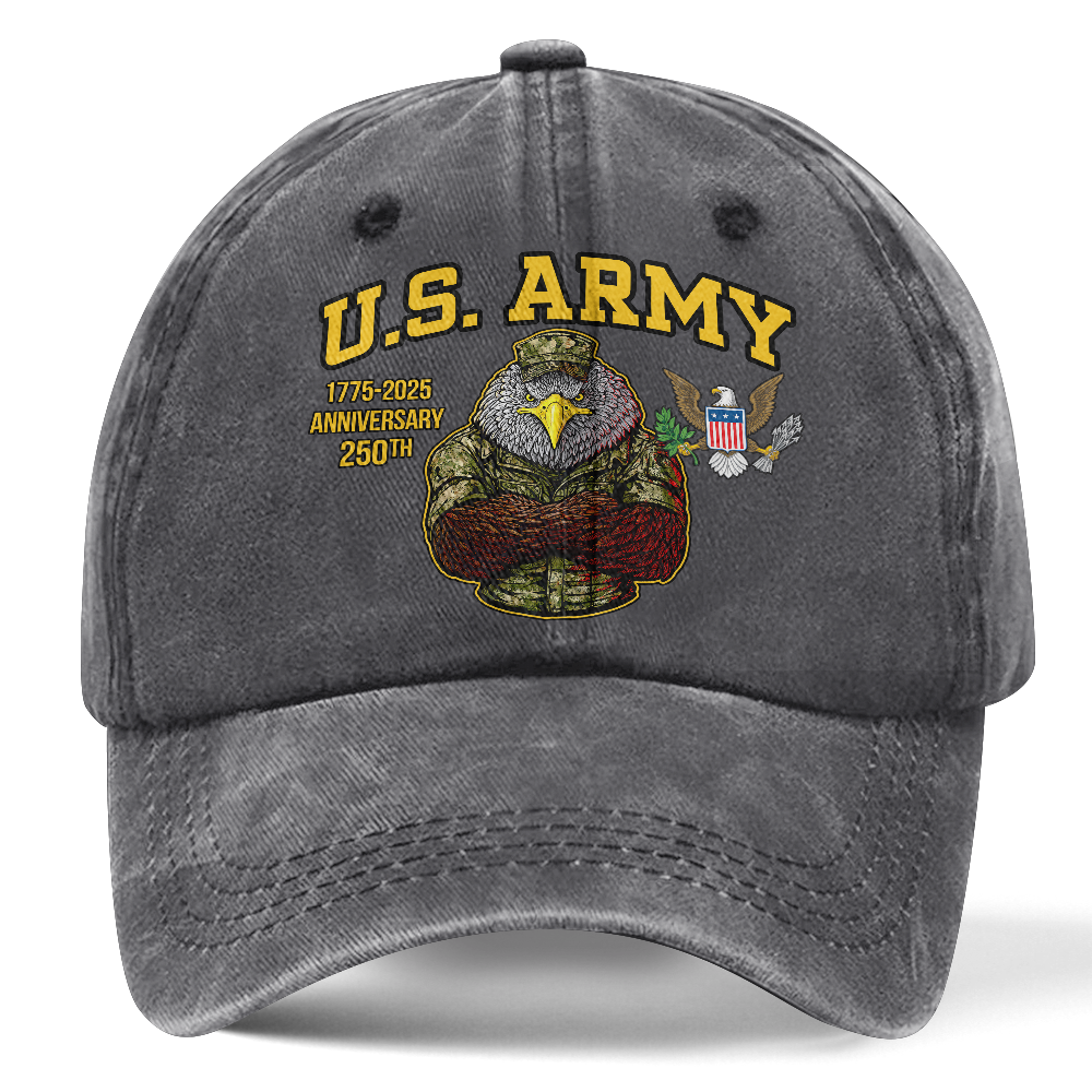 Army 250th Anniversary Washed Cap