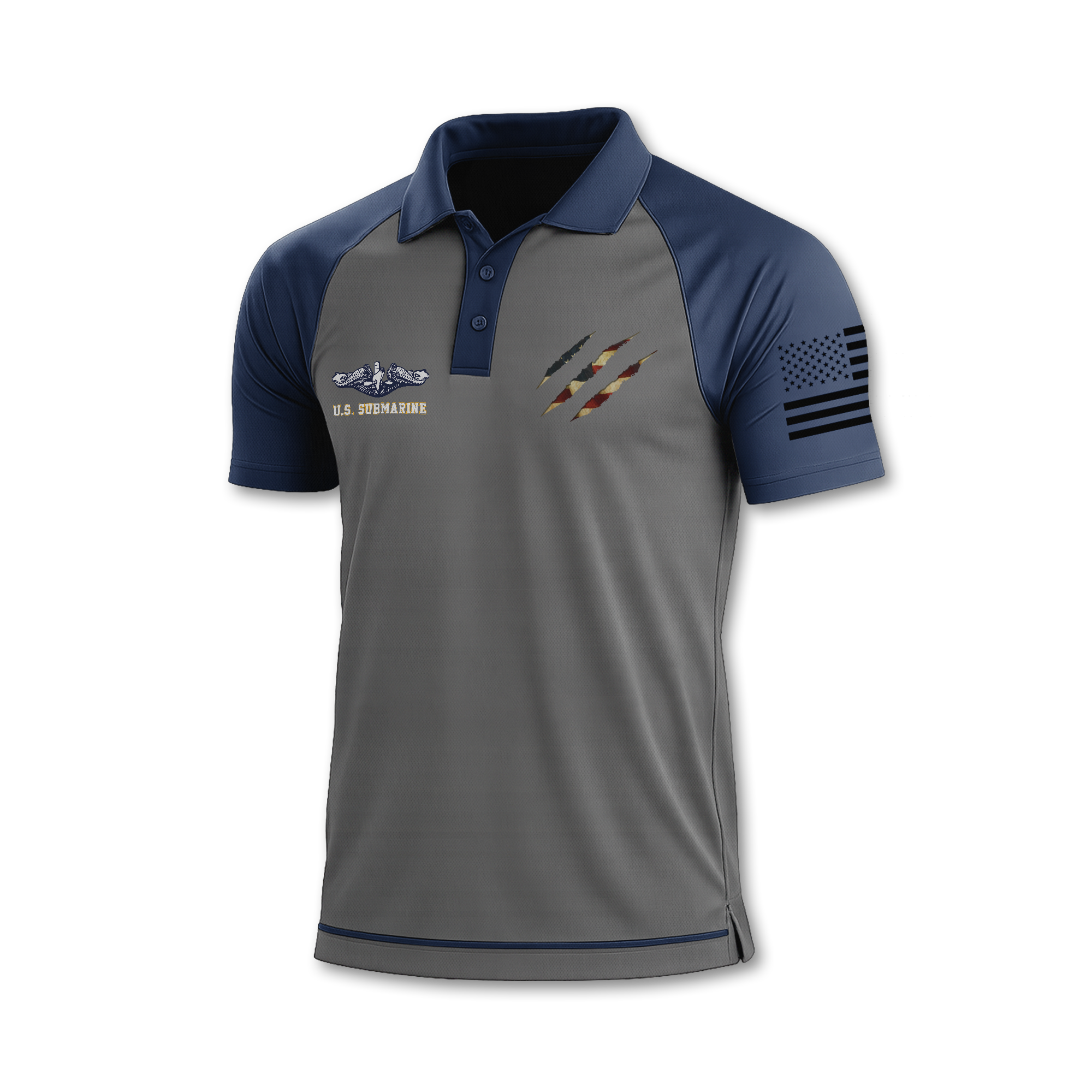 Navy Submarine Polo Shirt