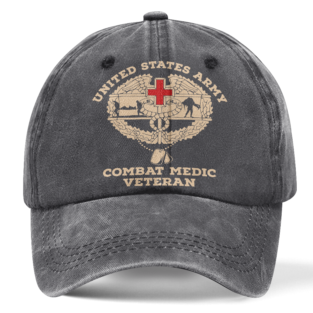 Personalizable Combat Medic Washed Cap