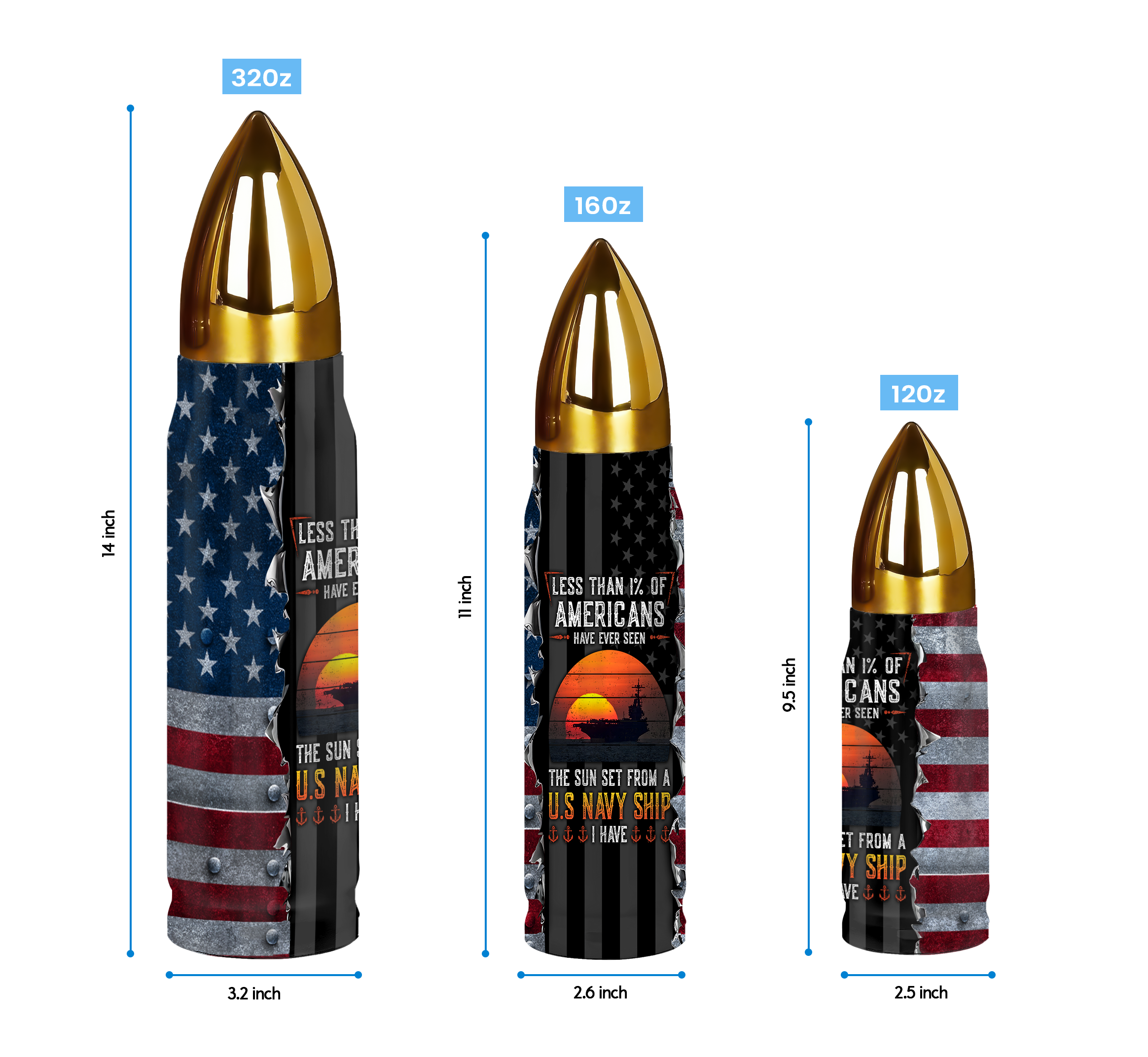 Have Ever Seen Sunset From Navy Ship Bullet Tumbler