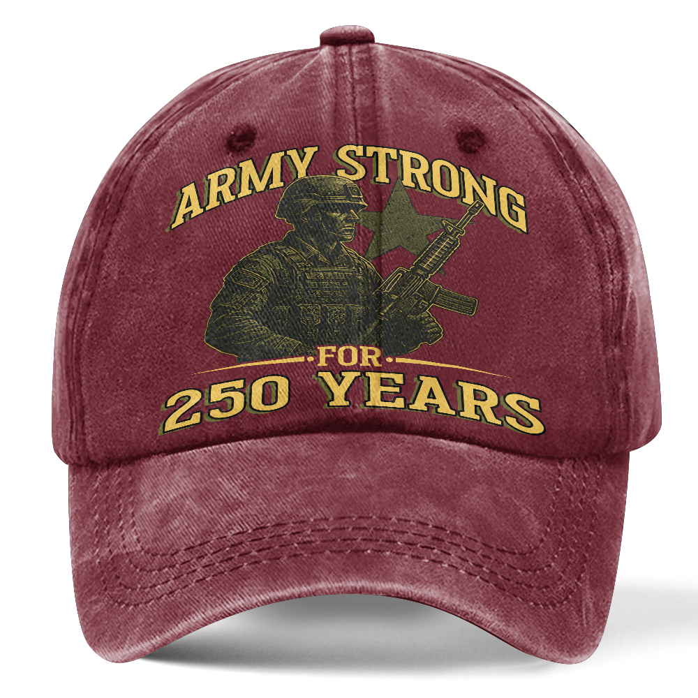 Army 250th Anniversary Washed Cap