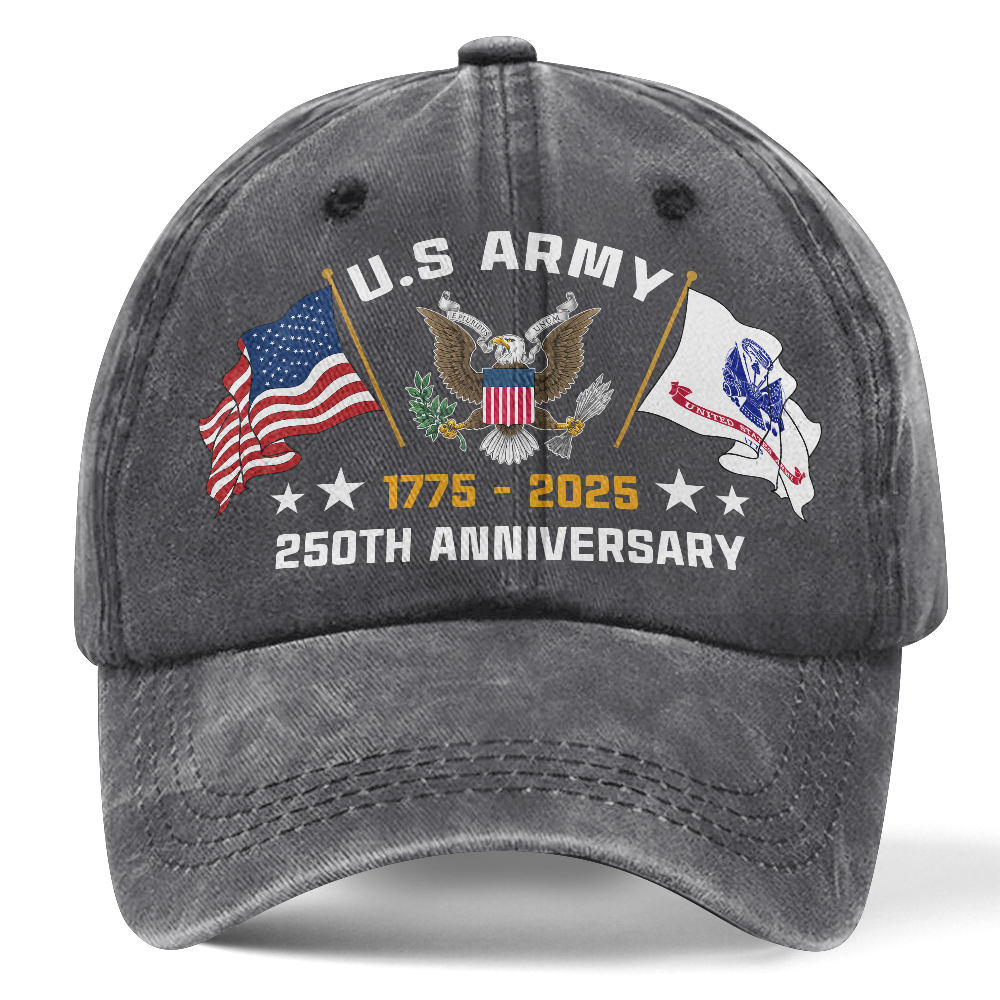 Army 250th Anniversary Washed Cap