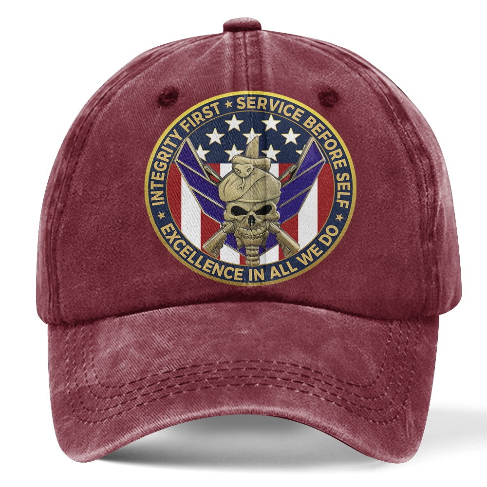 Personalizable Air Force Washed Cap