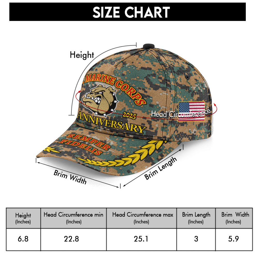 Marines 250th Anniversary Cuban Shirt & Classic Cap Combo