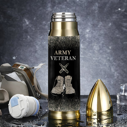 Army Veteran Foxtrot Bullet Tumbler