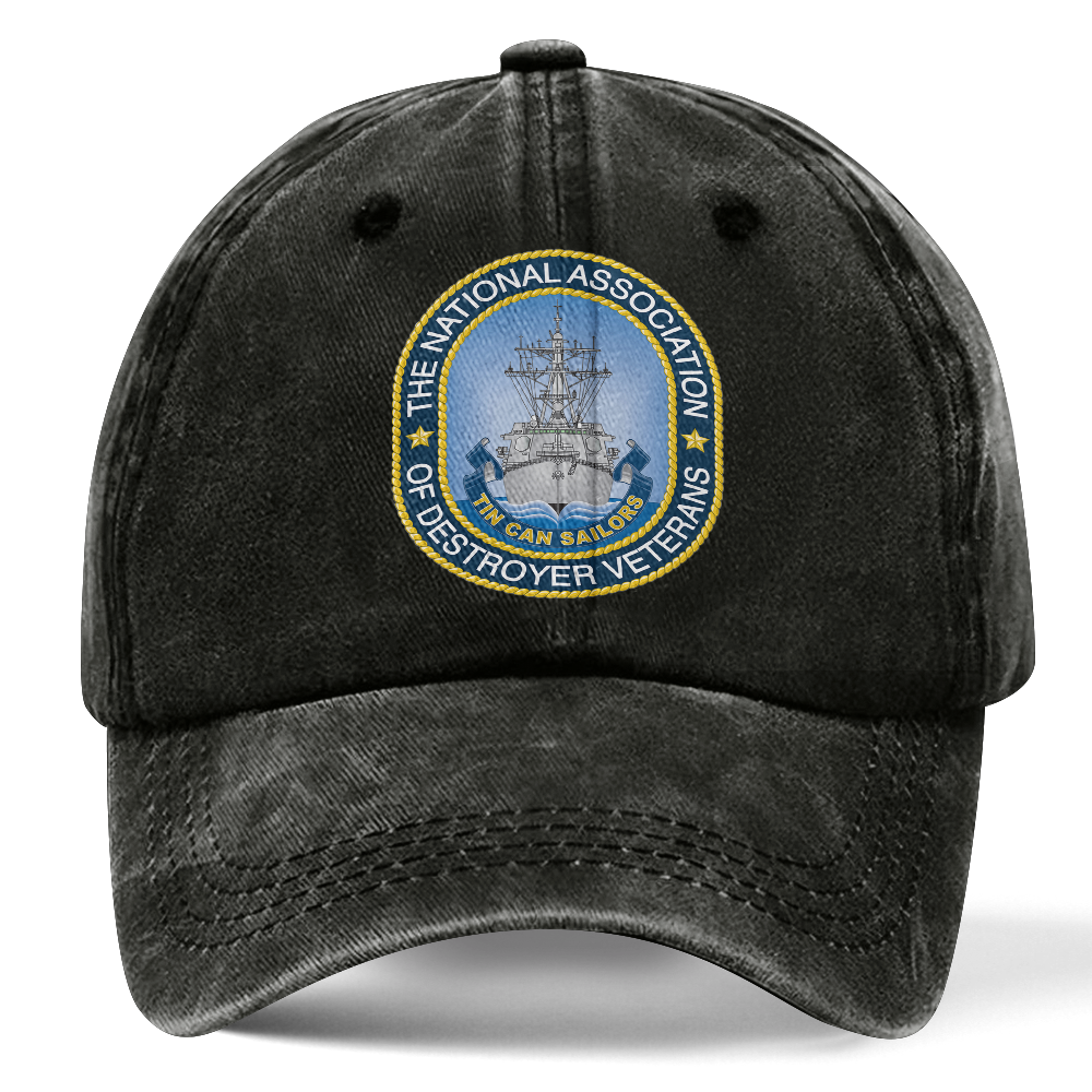 Personalizable Tin Can Sailors Washed Cap