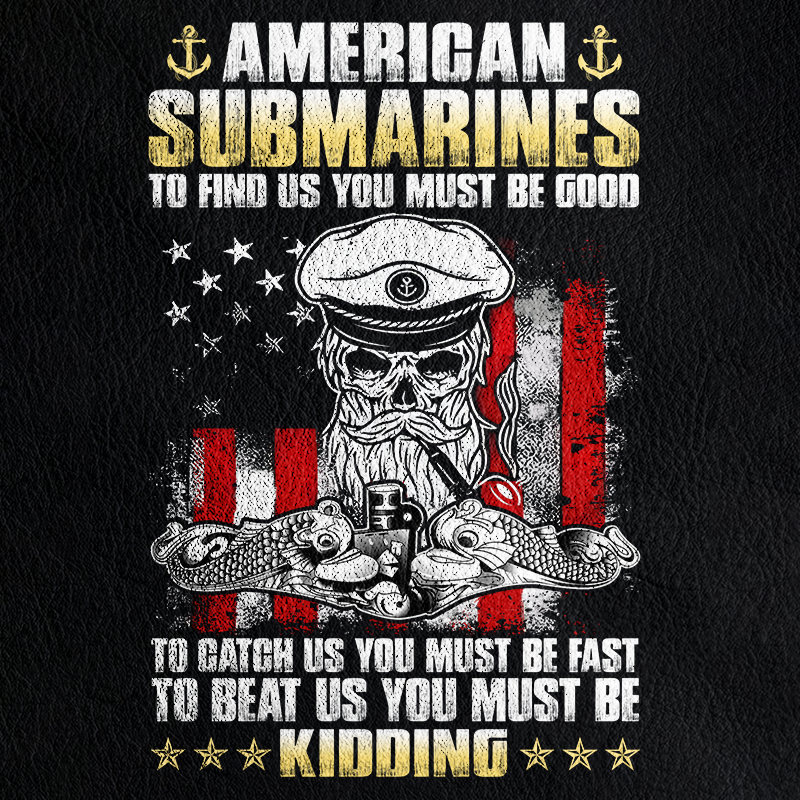 Personalizable Navy Submarine To Find Us You Must Be Good Leather Jacket