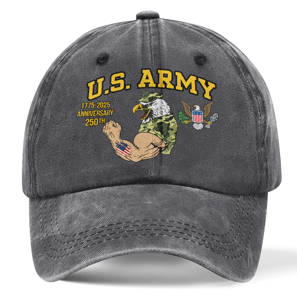 Army 250th Anniversary Washed Cap