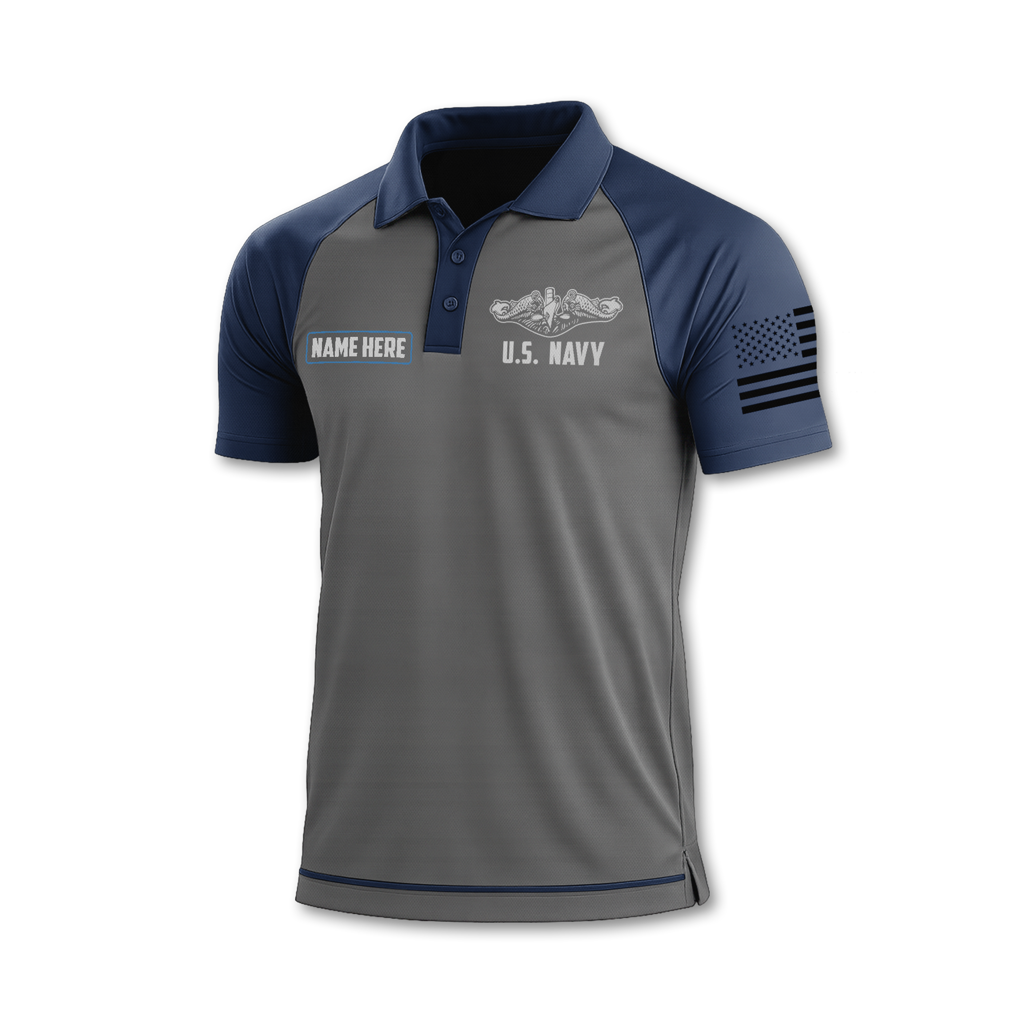 Navy Submarine Polo Shirt