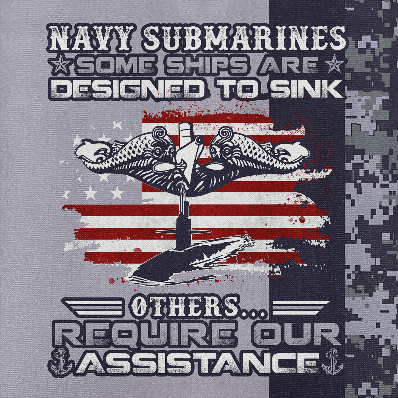 Navy Submarine Some Ships Are Designed To Sink Cuban Shirt