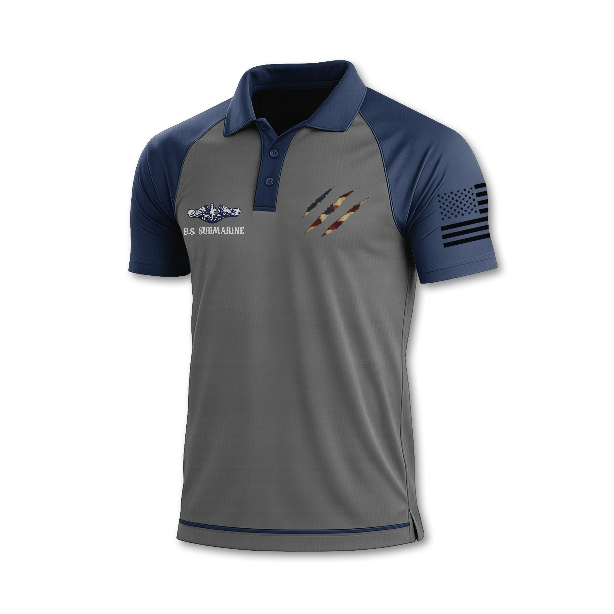 Navy Submarine Polo Shirt