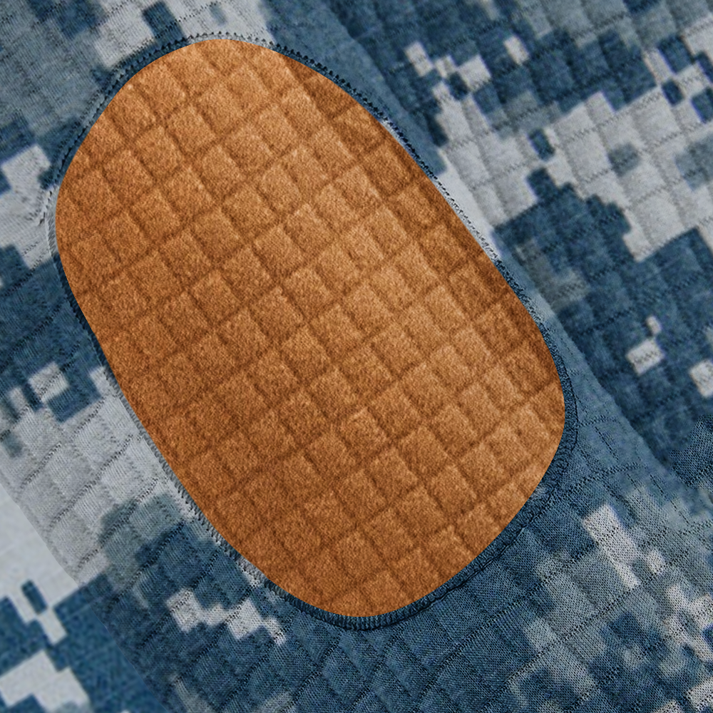 Personalizable Navy Submarine Waffle Stand Collar Sweatshirt