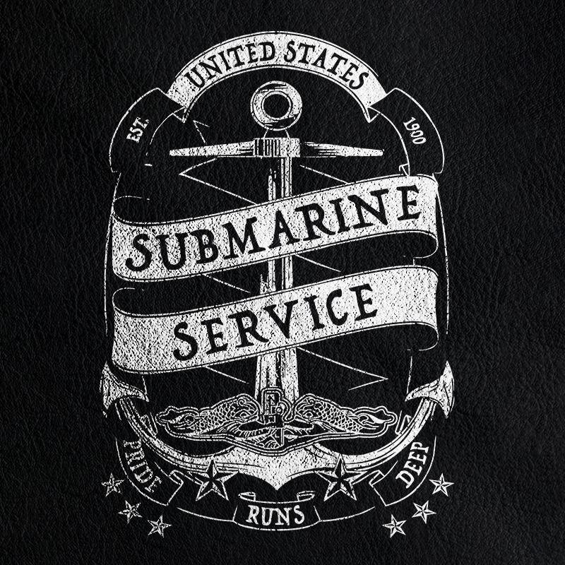 Submarine Service Pride Runs Deep Leather Jacket