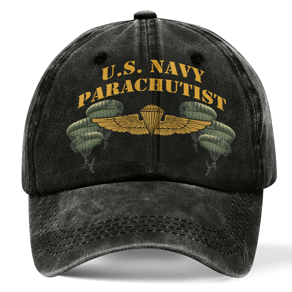 U.S Navy Parachutist Washed Cap