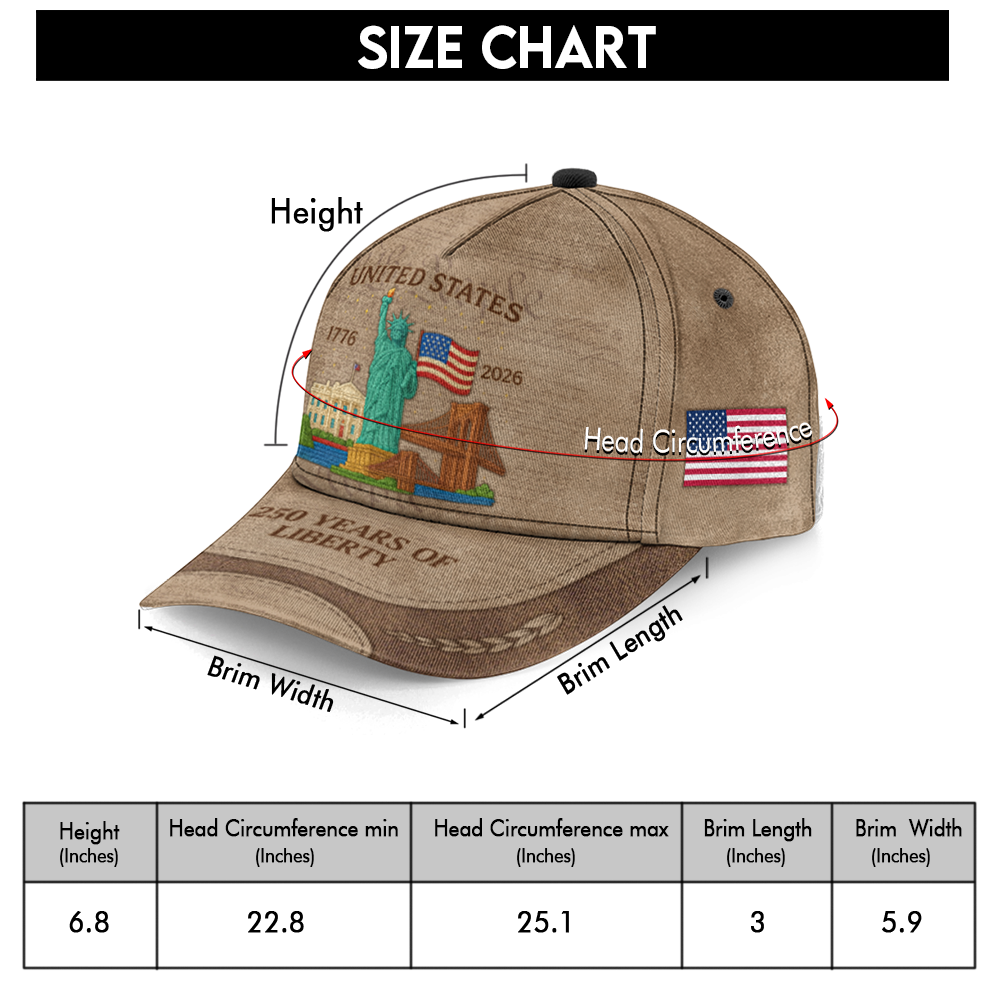 America 250th Anniversary Classic Cap