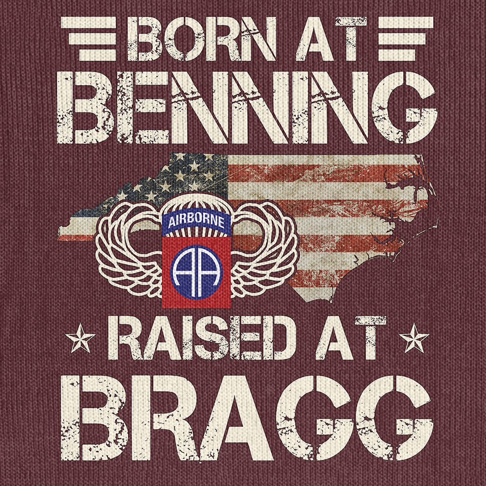 Born At Benning Raised At Bragg Knitted Sweatshirt