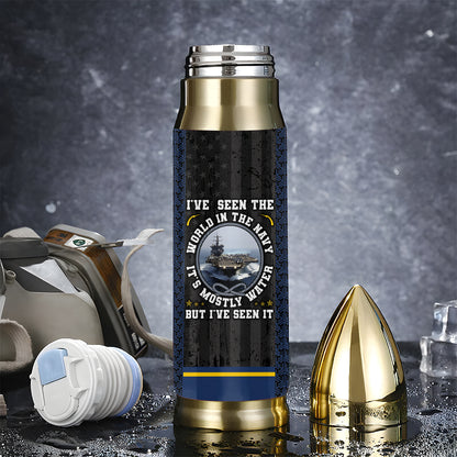 I Have Seen The World In The Navy Bullet Tumbler