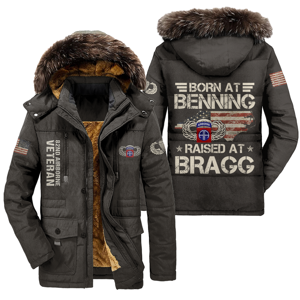 Born At Benning Raised At Bragg Parka Jacket