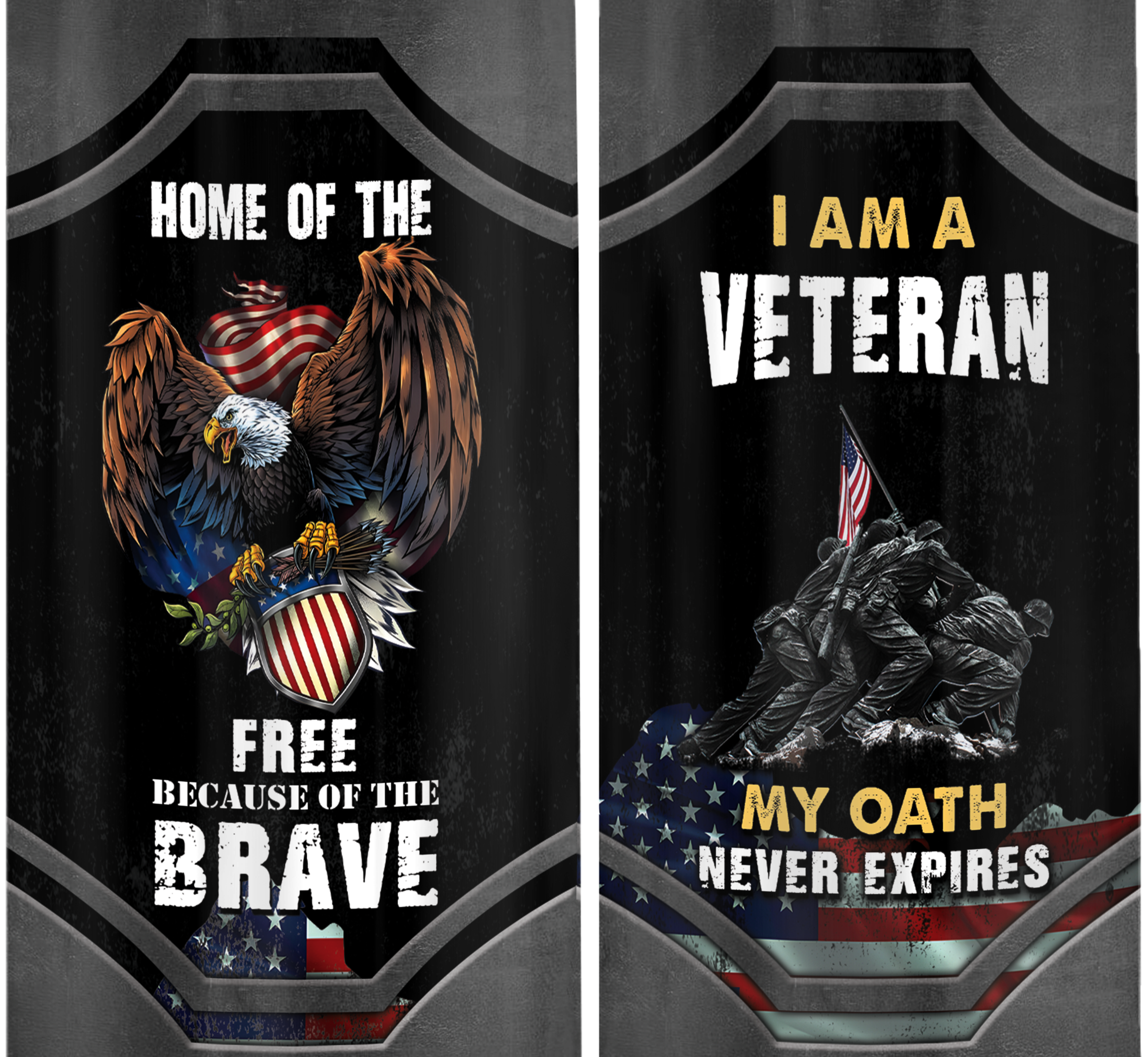 Veteran Home Of The Free Because Of The Brave Bullet Tumbler