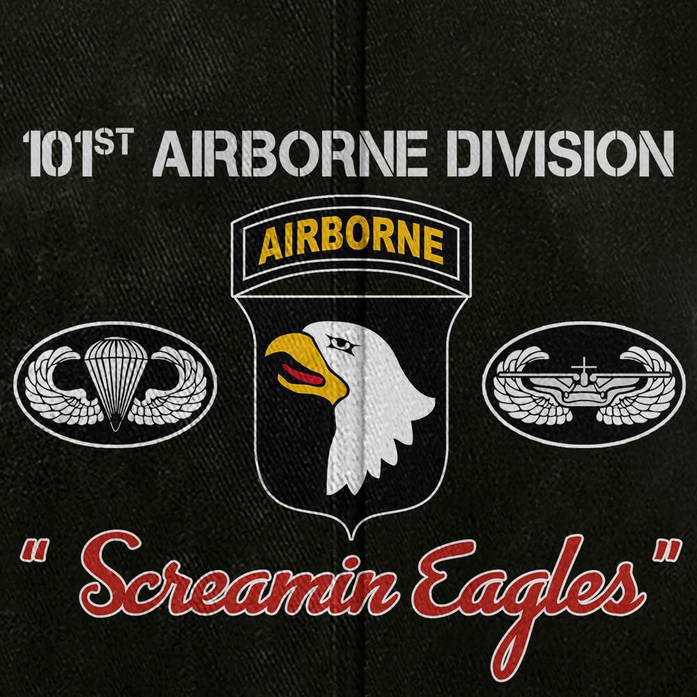 Airborne Screaming Eagles Washed Cap