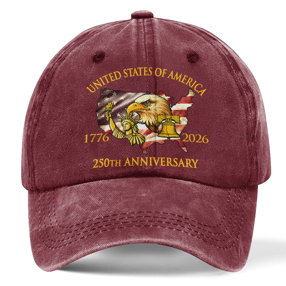 America 250th Anniversary Washed Cap