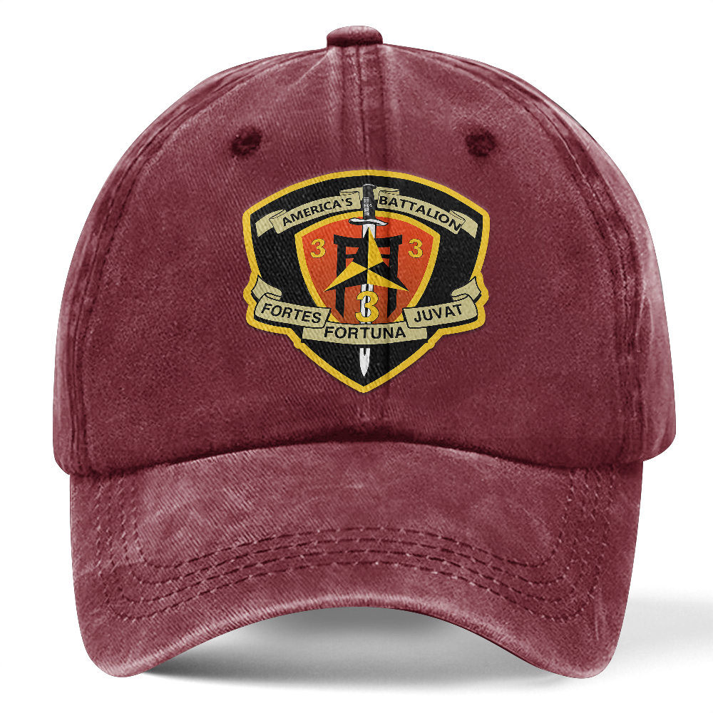 Personalizable 3rd Battalion Washed Cap