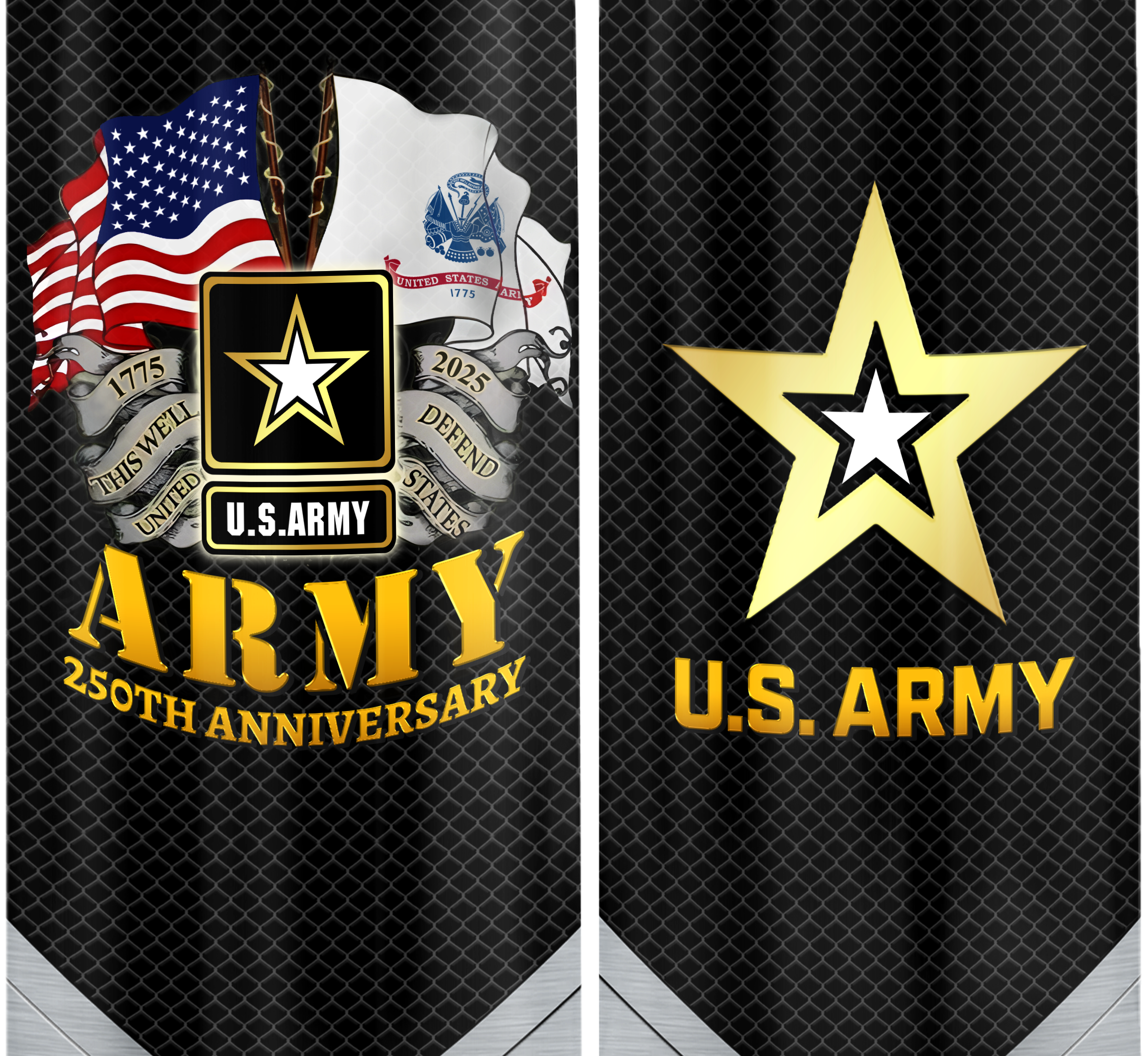 Army 250th Anniversary Bullet Tumbler