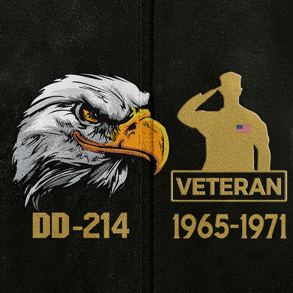 Personalizable Veteran DD-214 Washed Cap