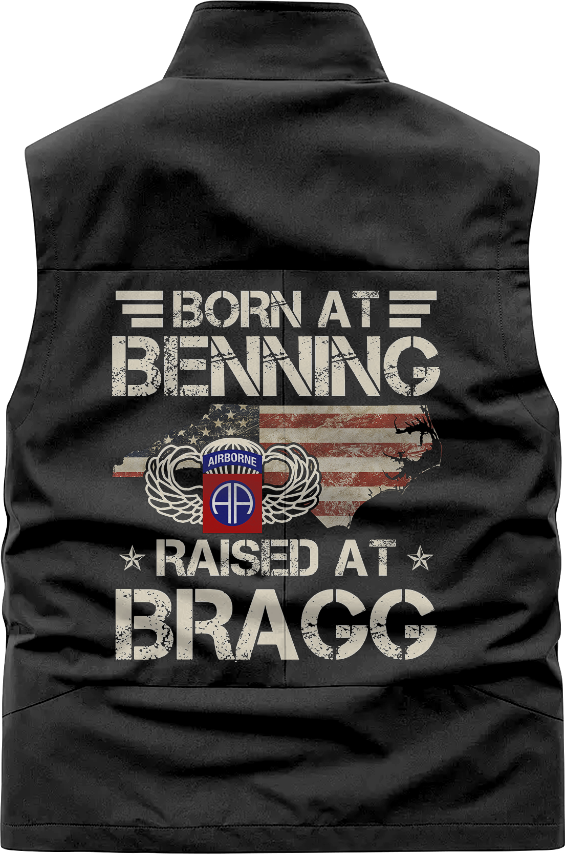 Personalizable 82nd Airborne Born At Benning Pocket Vest