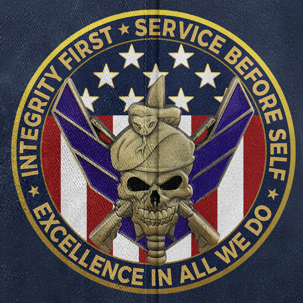 Personalizable Air Force Washed Cap