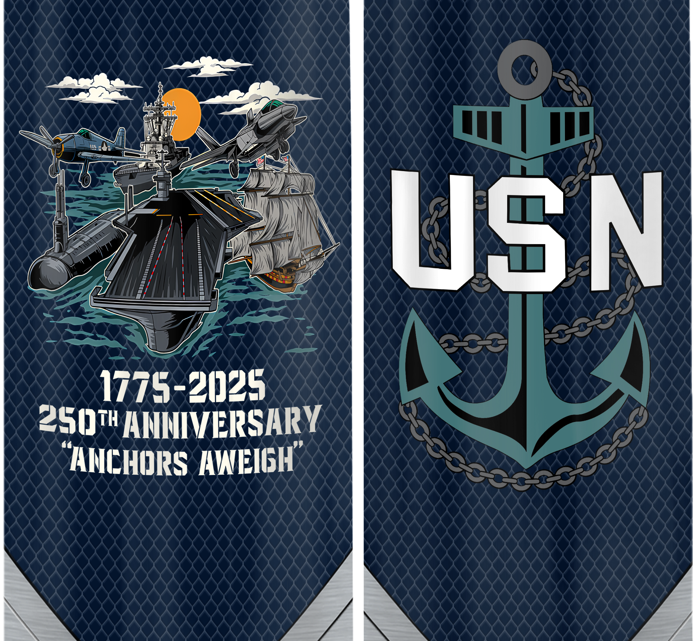 Navy 250th Anniversary Bullet Tumbler