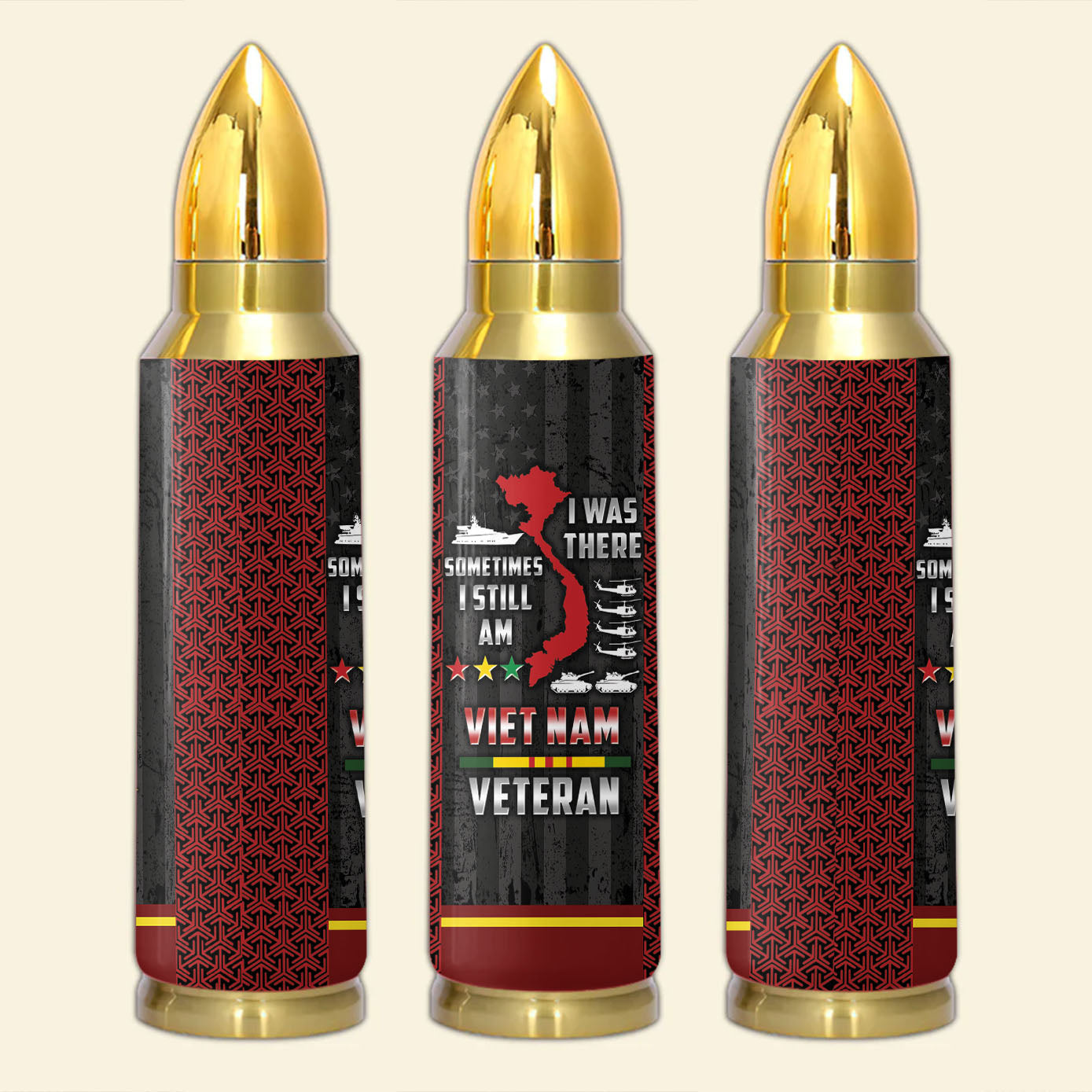 Vietnam Veteran I Was There Bullet Tumbler