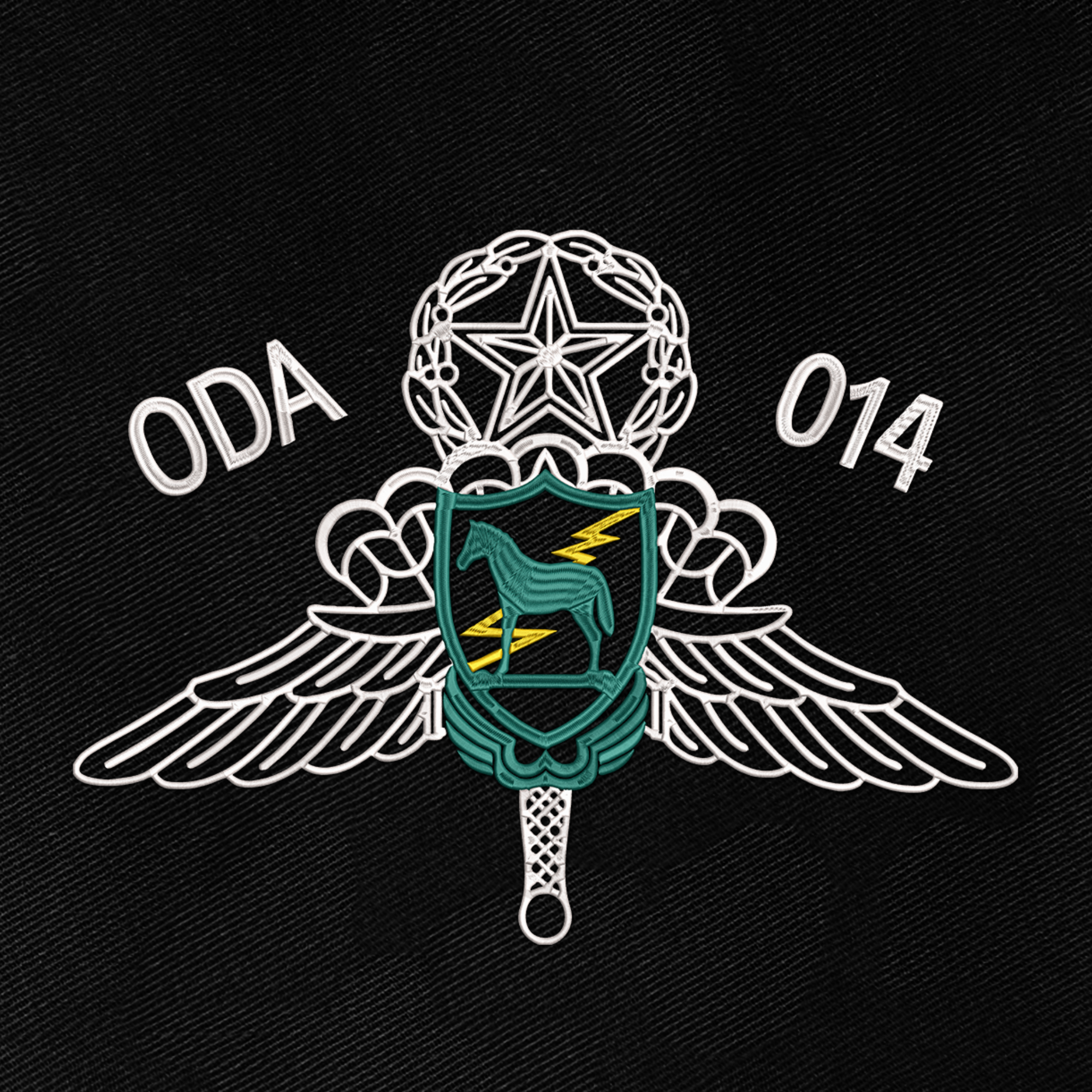 U.S Army ODA 014 Embroidered & Printed Cap