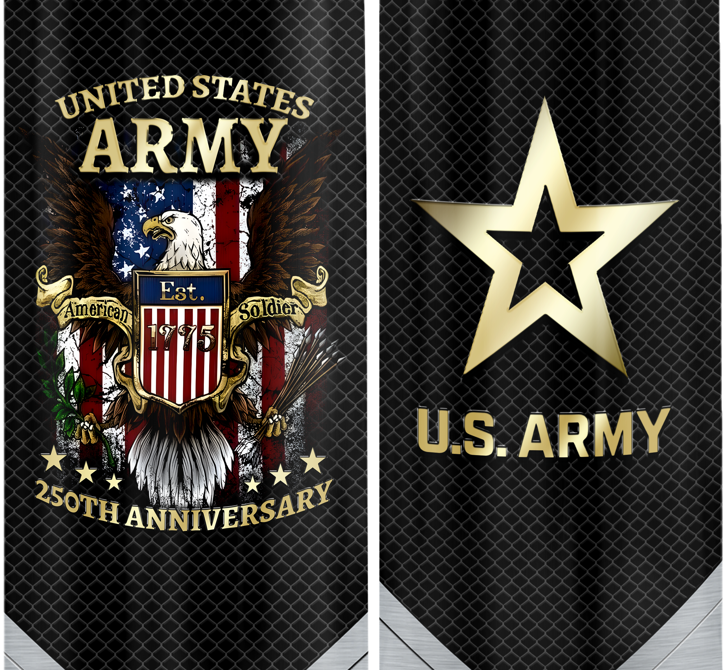 Army 250th Anniversary Bullet Tumbler