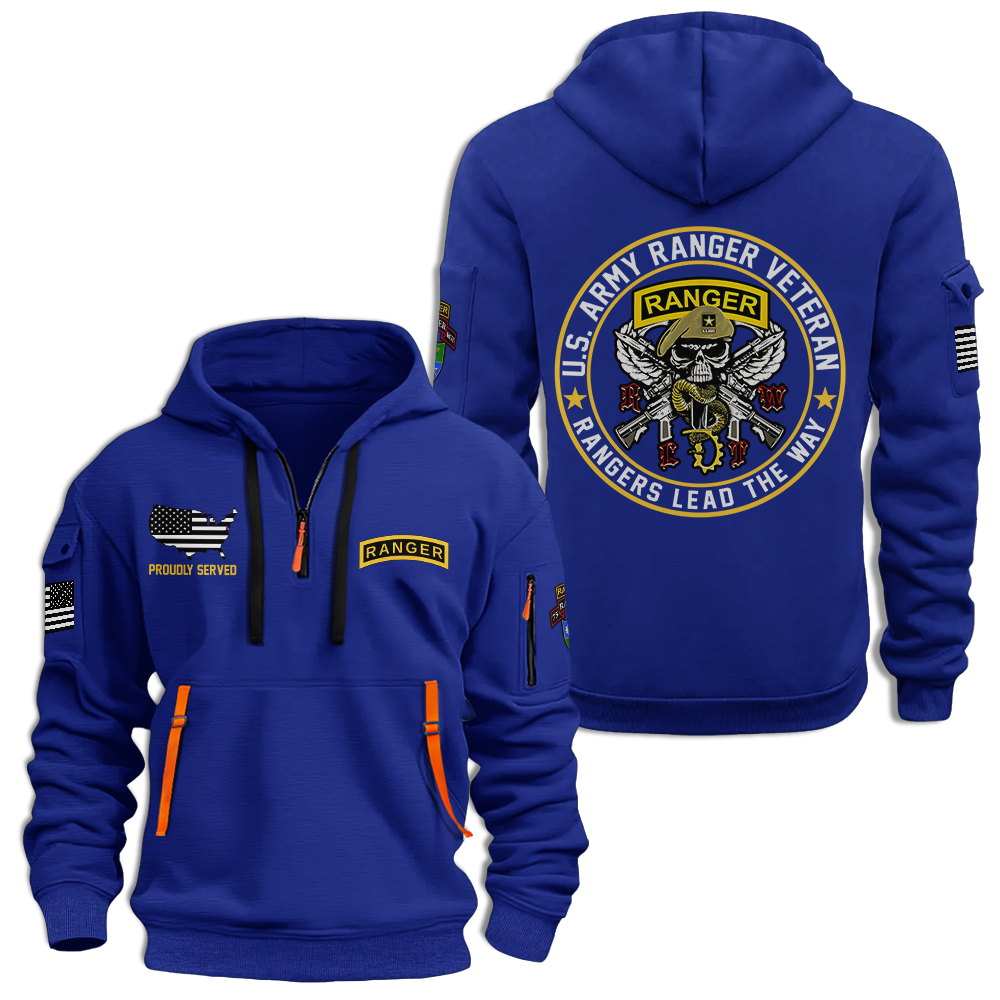 75th Ranger Regiment Quarter Zip Hoodie
