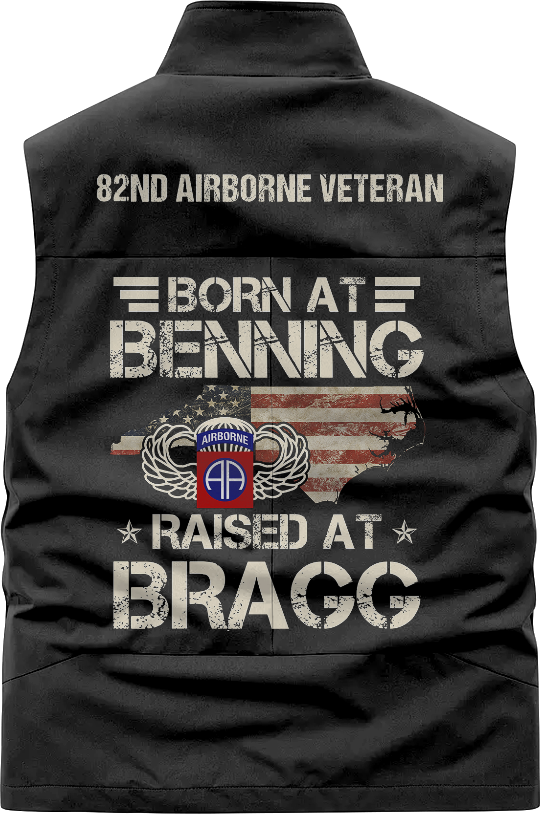 Personalizable 82nd Airborne Born At Benning Pocket Vest