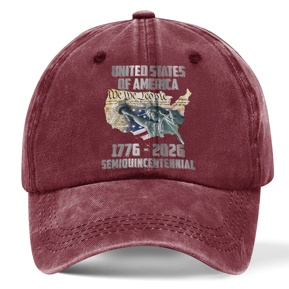 America 250th Anniversary Washed Cap