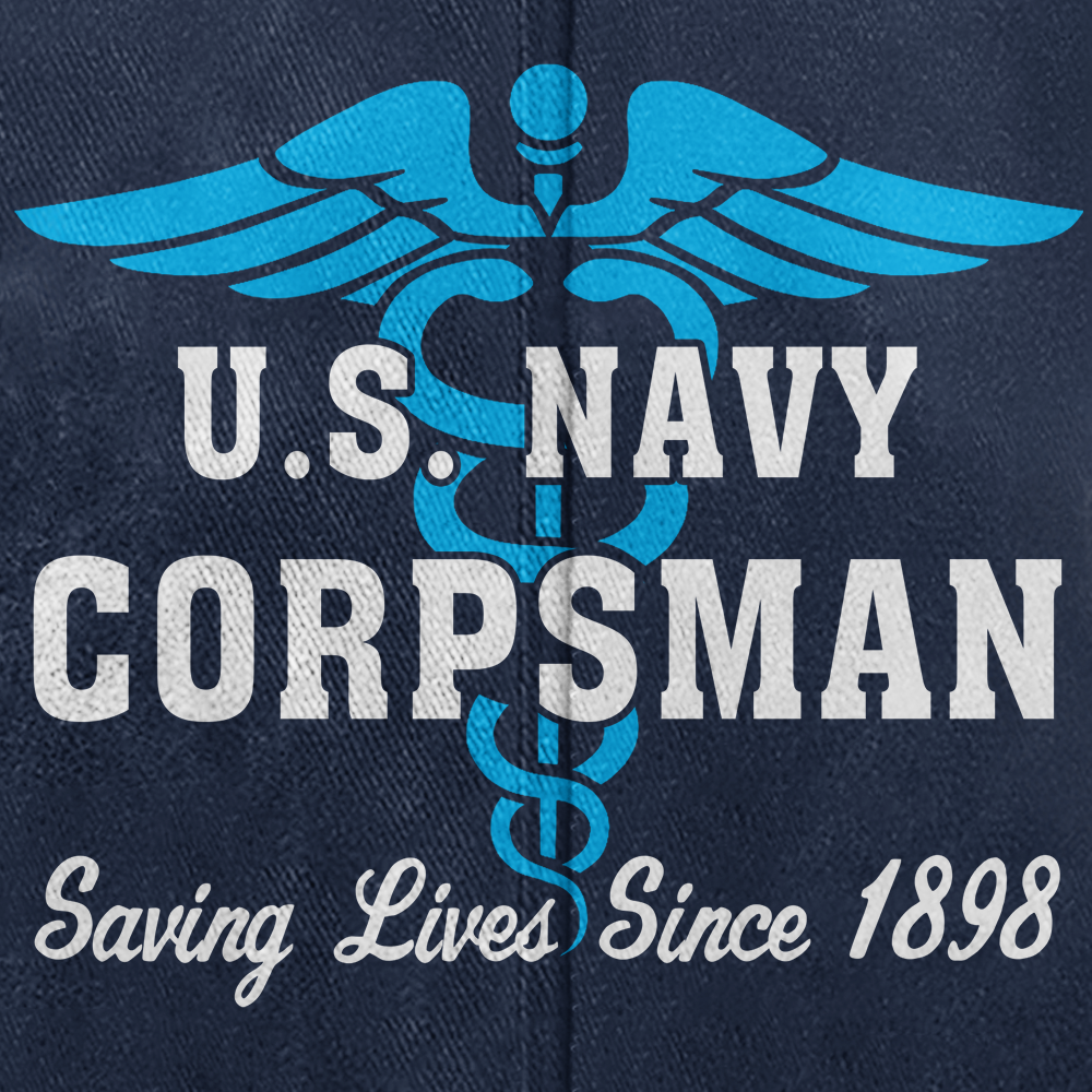 Personalizable Navy Corpsman Washed Cap