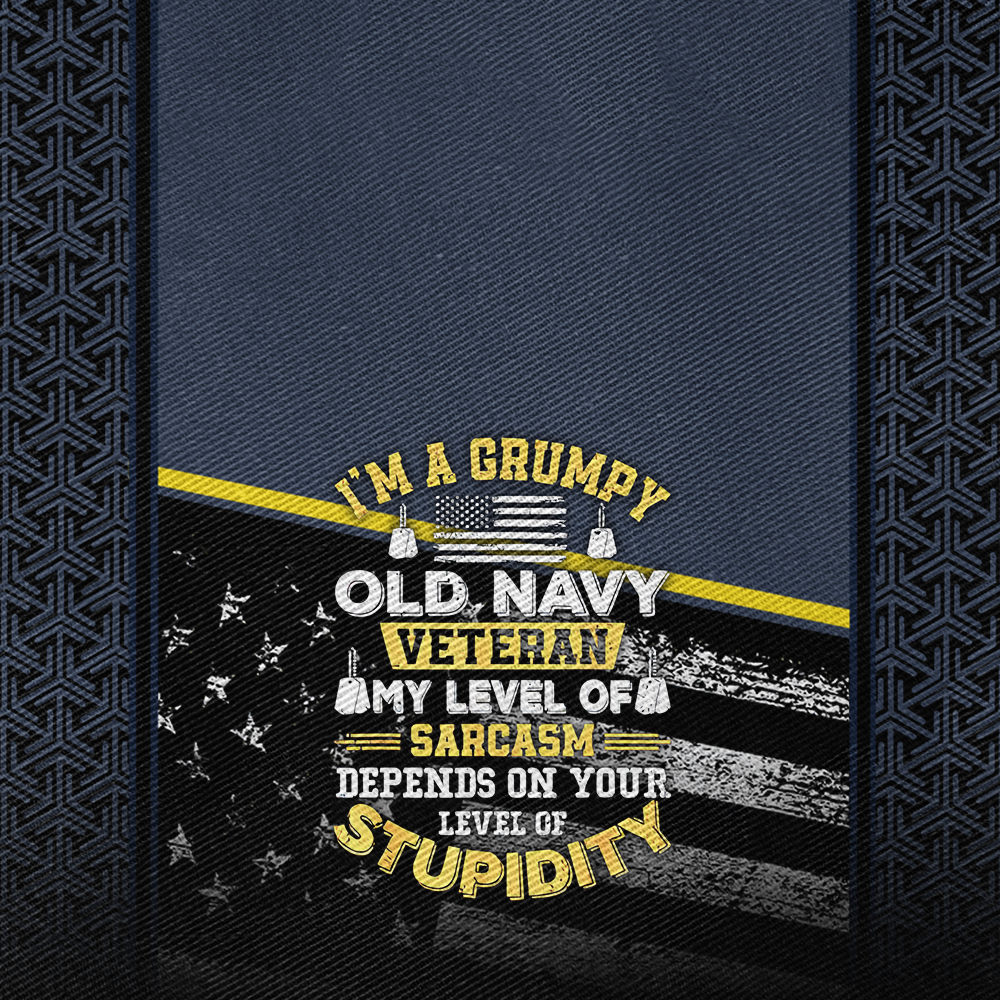 I'm A Grumpy Old Navy Veteran Classic Cap