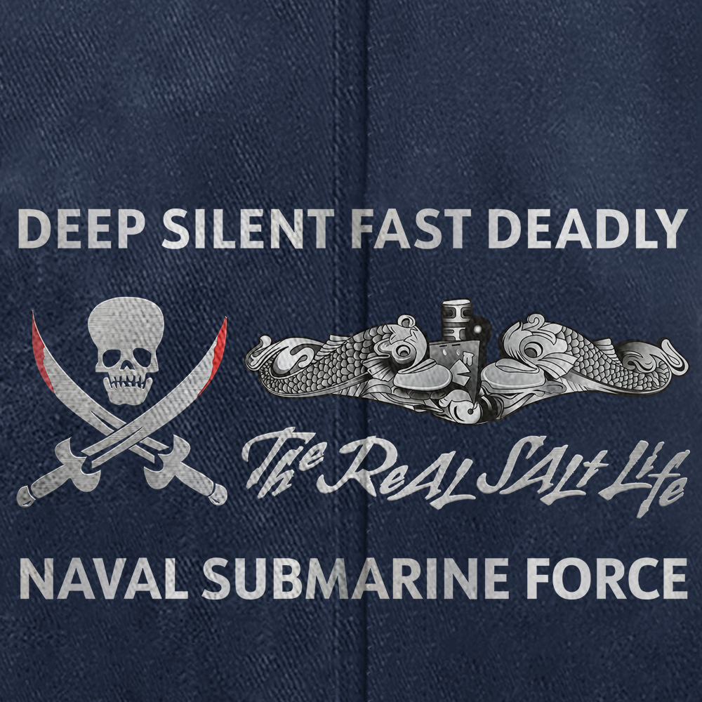 Navy Submarine Washed Cap