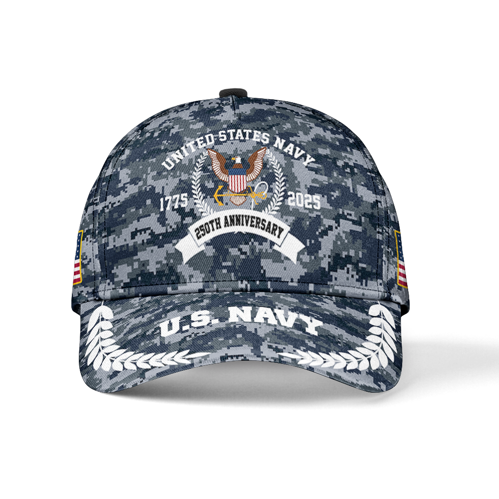 Navy 250th Anniversary Classic Cap & Classic Tee Combo