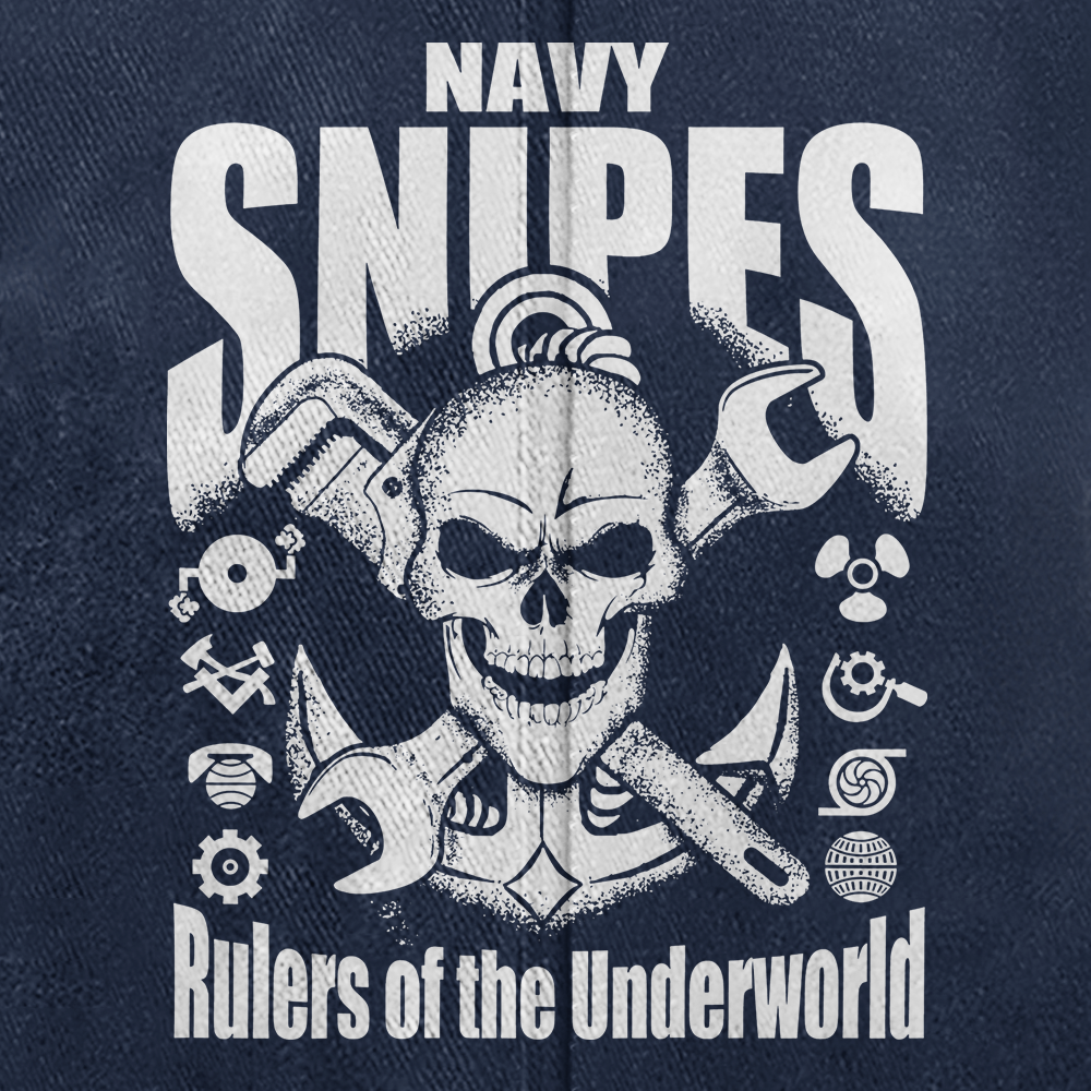 Personalizable Navy Snipes Washed Cap